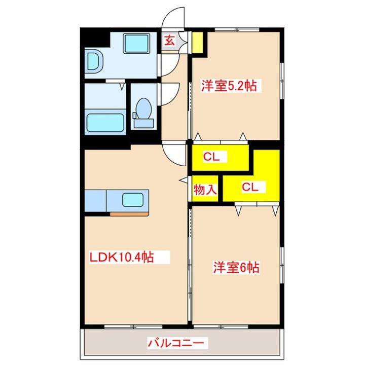 グランドステージ藤次原の間取り