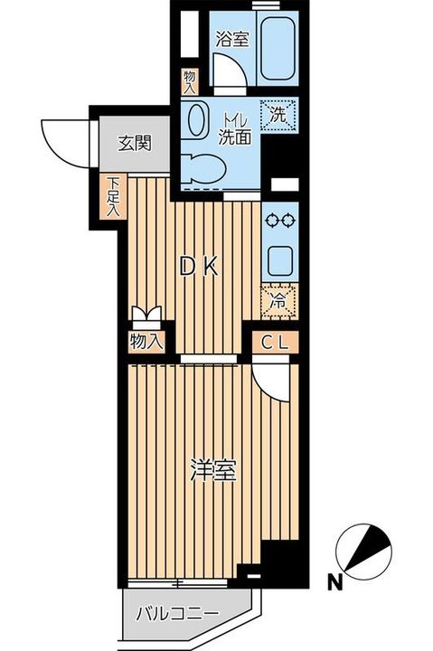 東京都台東区蔵前2(マンション)の賃貸物件の間取り