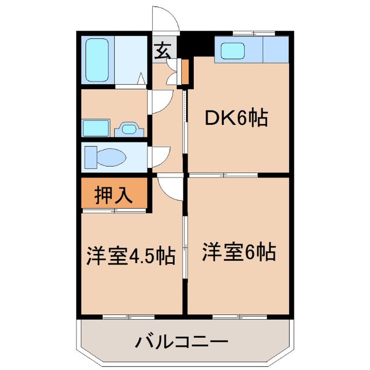 サンセール王子の間取り