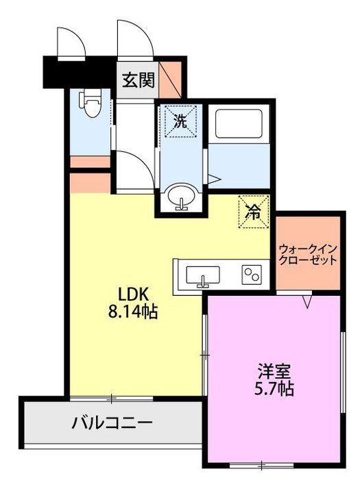 ミリアビタ宮本の間取り