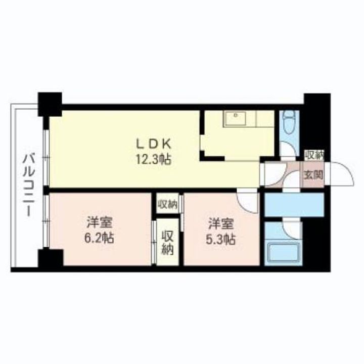 町屋第2Mビルの間取り