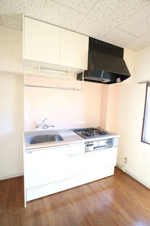 岡山県倉敷市大島(アパート)の賃貸物件のキッチン