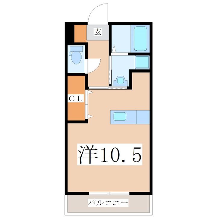 鹿児島県鹿児島市平之町(マンション)の賃貸物件の間取り