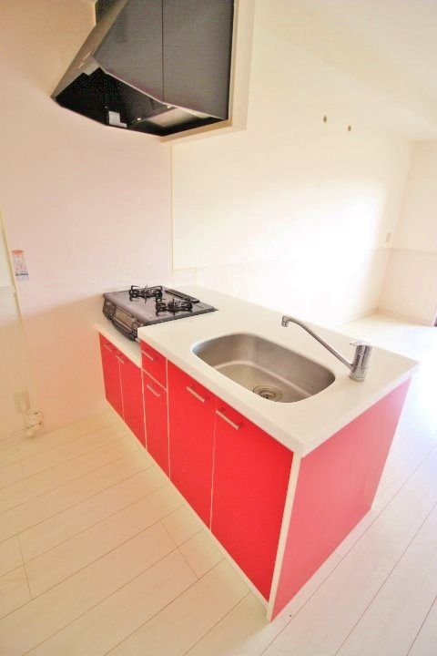 鹿児島県鹿児島市平之町(マンション)の賃貸物件のキッチン