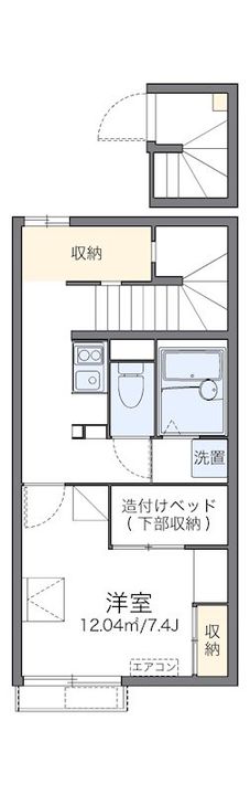 東京都八王子市左入町(アパート)の賃貸物件の間取り