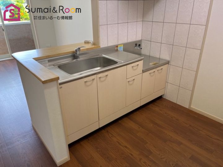 山形県寒河江市中央2(アパート)の賃貸物件のキッチン