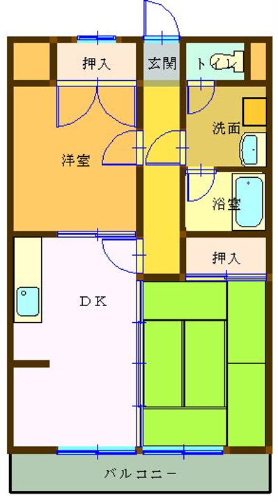 メゾンデエスポワールの間取り
