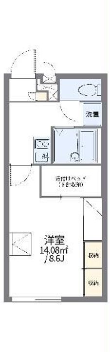 レオパレスボンジュールIIの間取り