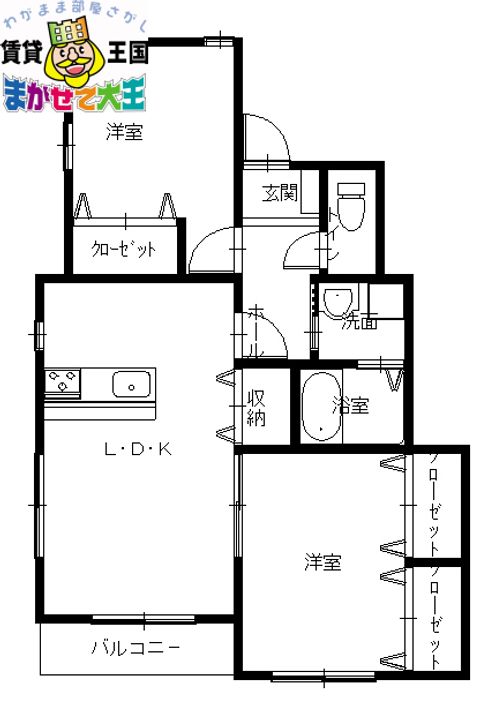 fuente Mの間取り