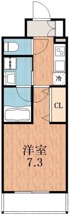 大阪府大阪市東住吉区田辺3(マンション)の賃貸物件の間取り
