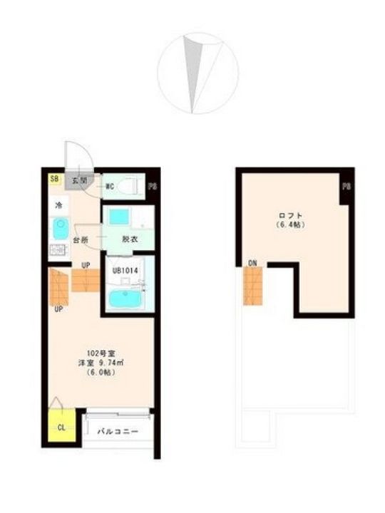 愛知県名古屋市南区星宮町(アパート)の賃貸物件の間取り