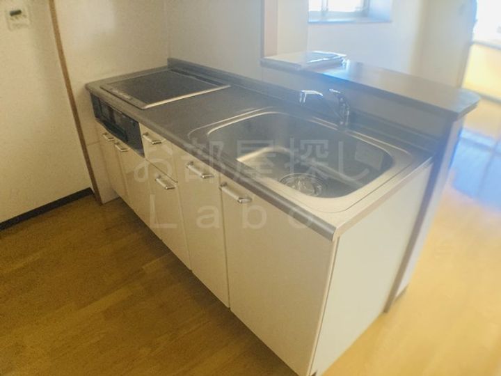 神奈川県南足柄市怒田(マンション)の賃貸物件のキッチン