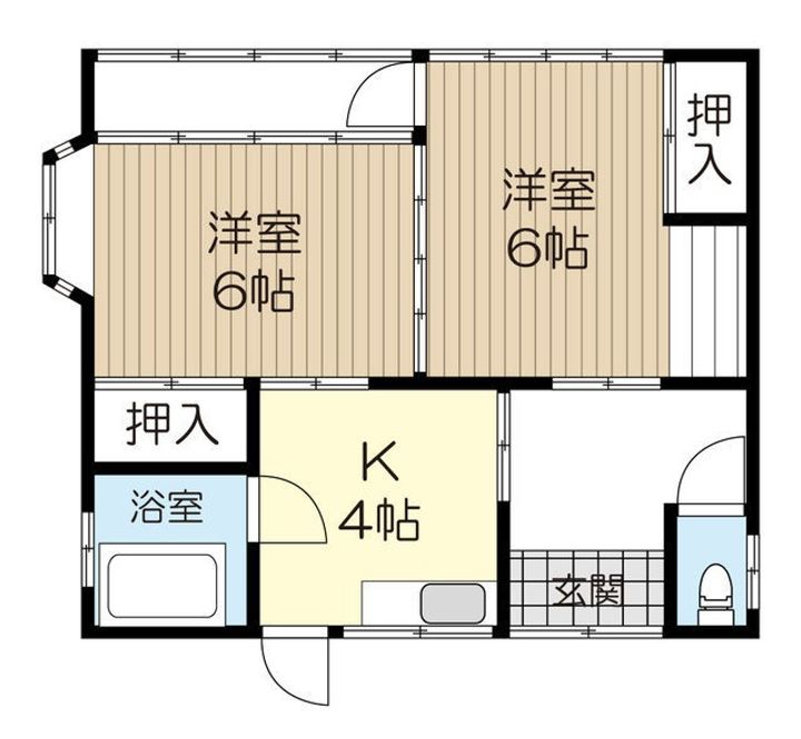 宮城県仙台市青葉区藤松(一戸建)の賃貸物件の間取り