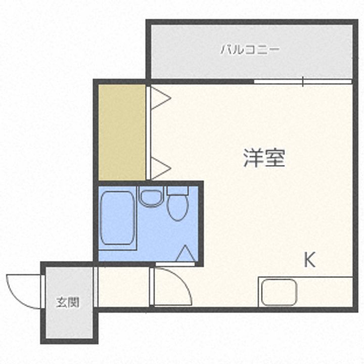 北海道札幌市中央区南十一条西1(マンション)の賃貸物件の間取り