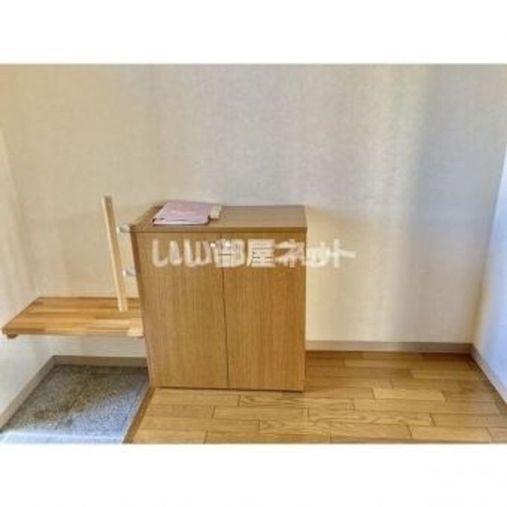 栃木県宇都宮市材木町(マンション)の賃貸物件の玄関