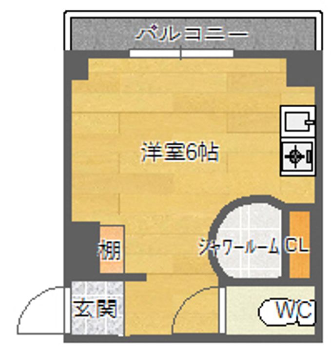 エクセレンス月が丘の間取り