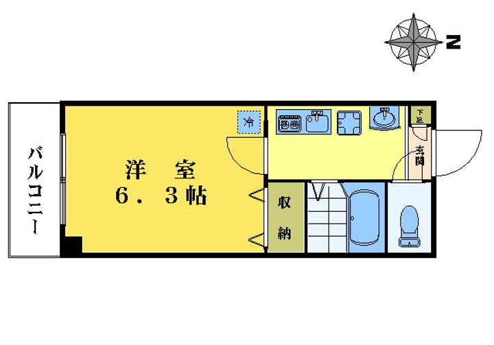 オアシスコート・Mの間取り