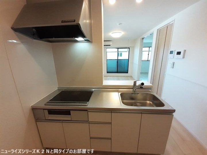 群馬県高崎市中尾町(アパート)の賃貸物件のキッチン
