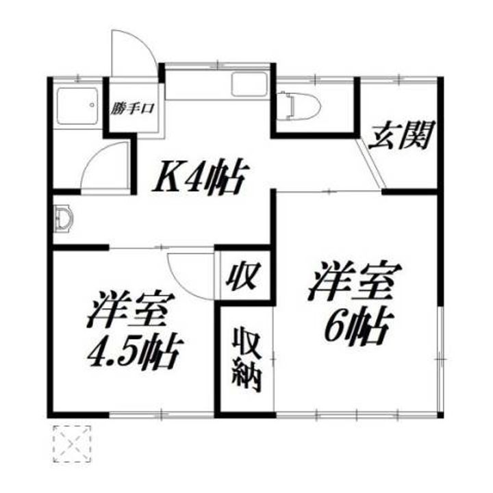 静岡県浜松市中央区小豆餅1(一戸建)の賃貸物件の間取り