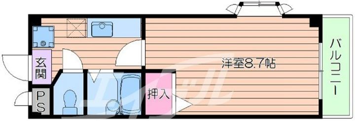アズビー千里山の間取り