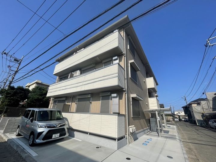 神奈川県伊勢原市石田(アパート)の賃貸物件の外観