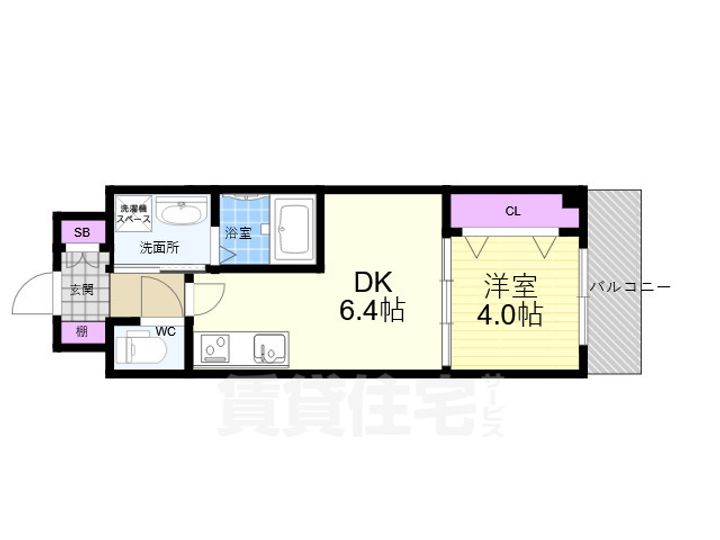 ベラジオ雅び京都円町駅前の間取り