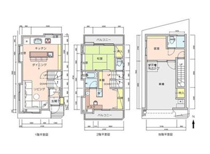 東京都渋谷区神宮前3(一戸建)の賃貸物件の間取り