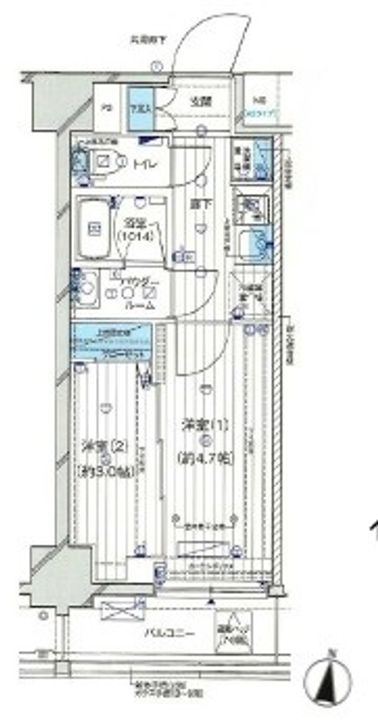GENOVIA小村井の間取り