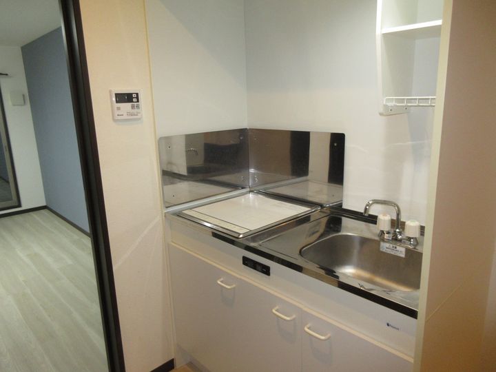 大阪府大阪市東住吉区湯里1(アパート)の賃貸物件のキッチン