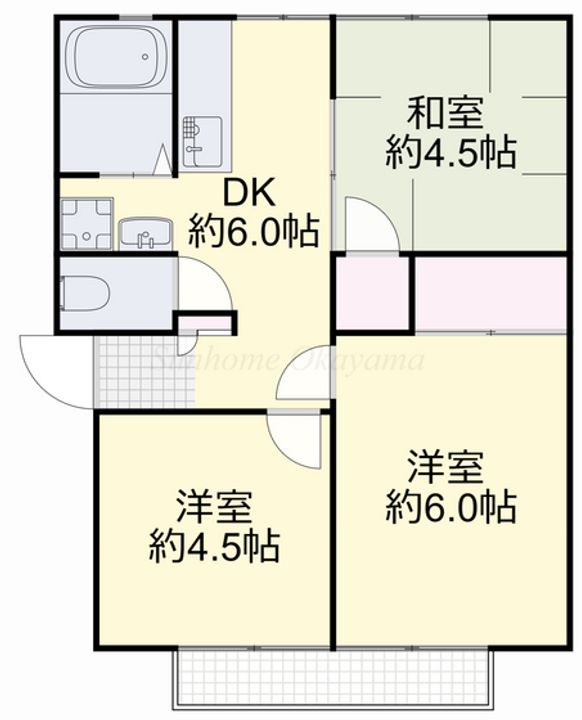 パナコーポAの間取り