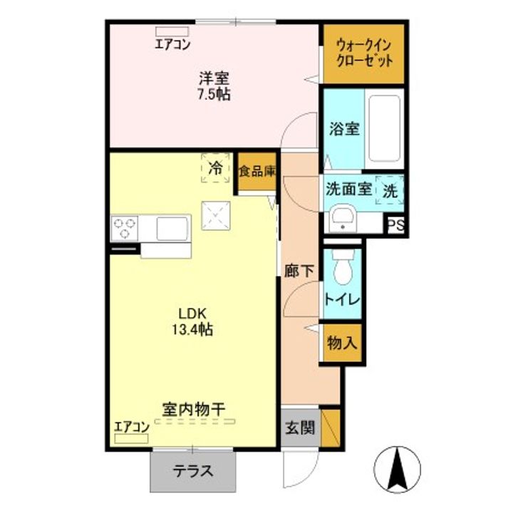 スクエアの間取り