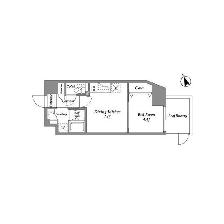 ENetial代官山の間取り