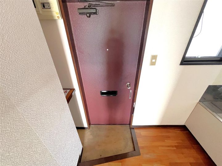 宮田マンションの玄関