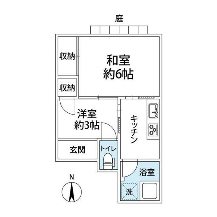 神奈川県藤沢市本町3(一戸建)の賃貸物件の間取り