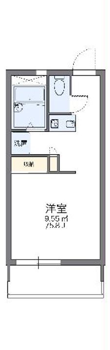 レオパレスマツナミの間取り