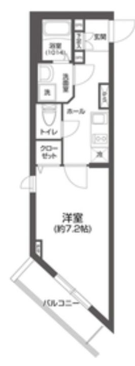 コンポジット王子の間取り