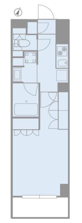 東京都新宿区高田馬場4(マンション)の賃貸物件の間取り