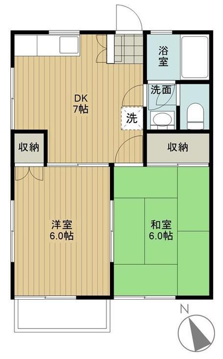第二成島ハイツの間取り