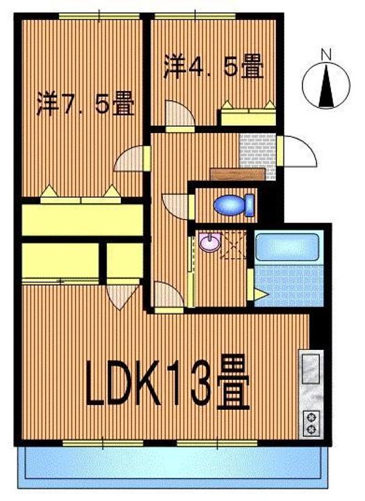 ガーデンテラス田中の間取り