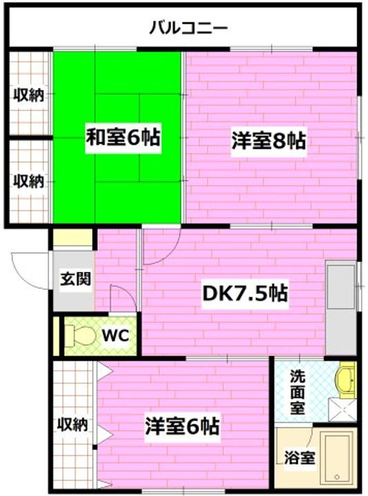 メゾン森川の間取り