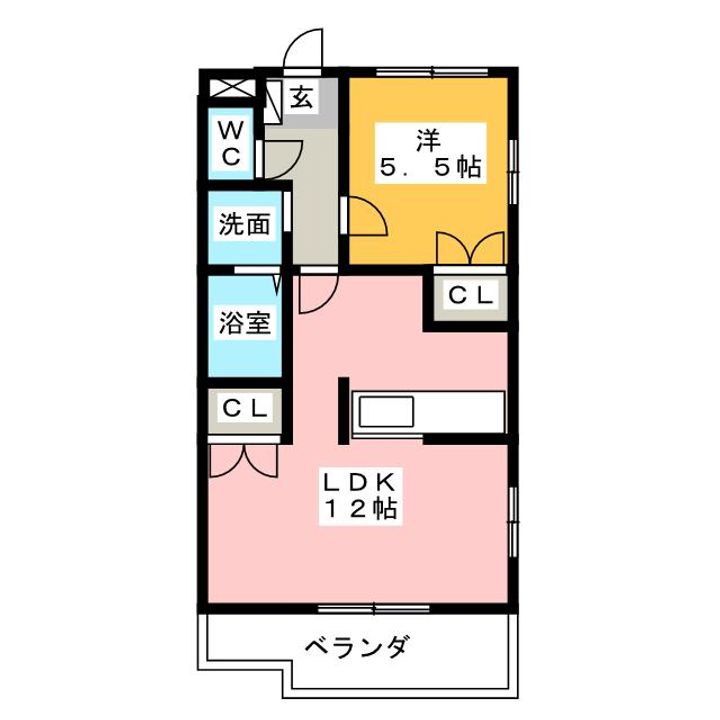 コラージュIIの間取り
