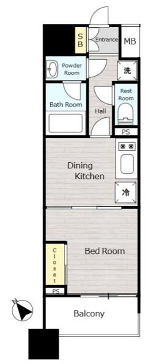 ブランシエスタ雑司が谷の間取り
