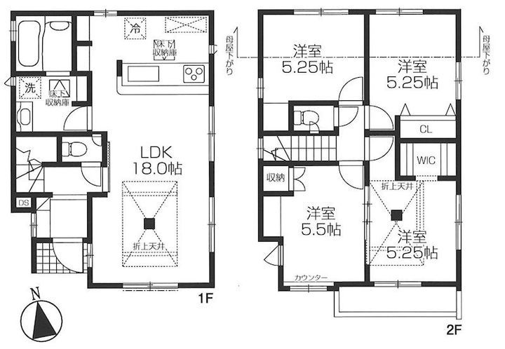 東京都世田谷区千歳台2(一戸建)の賃貸物件の間取り