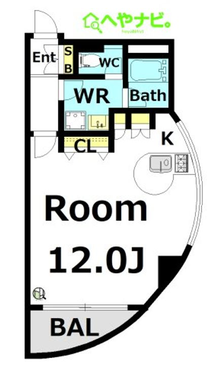 愛知県名古屋市天白区植田南1(マンション)の賃貸物件の間取り