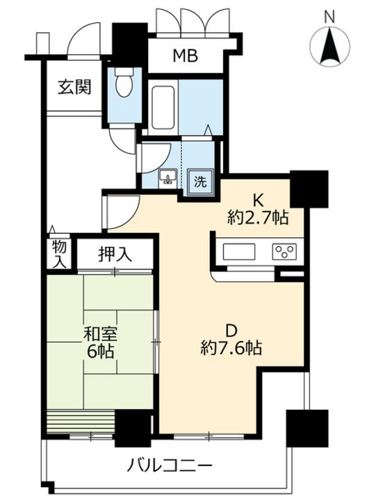 URキャナルタウンウェストの間取り