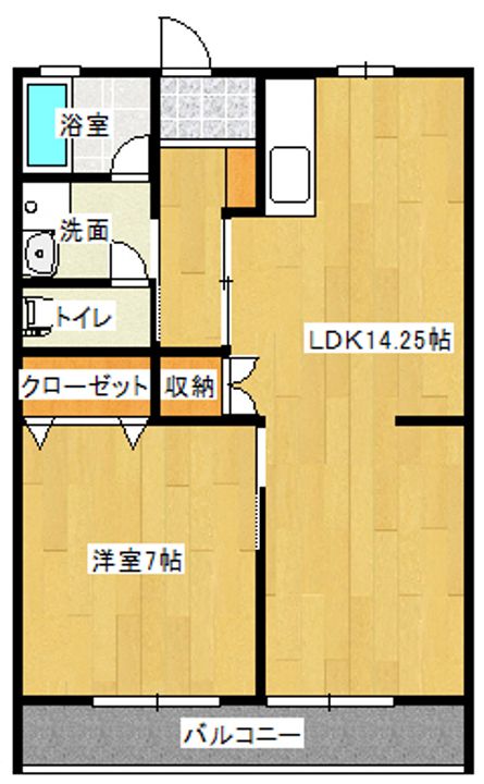 ハイツモアの間取り