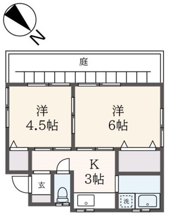 神奈川県川崎市多摩区枡形3(一戸建)の賃貸物件の間取り