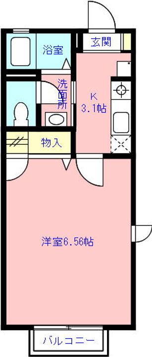 ボルベール幕張の間取り