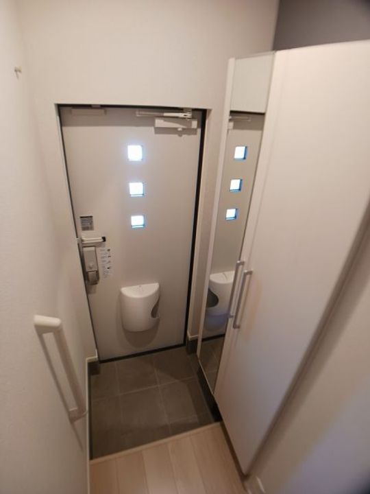 群馬県高崎市浜尻町(アパート)の賃貸物件の玄関