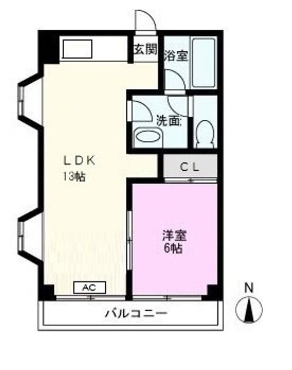 ピアレス南越谷の間取り